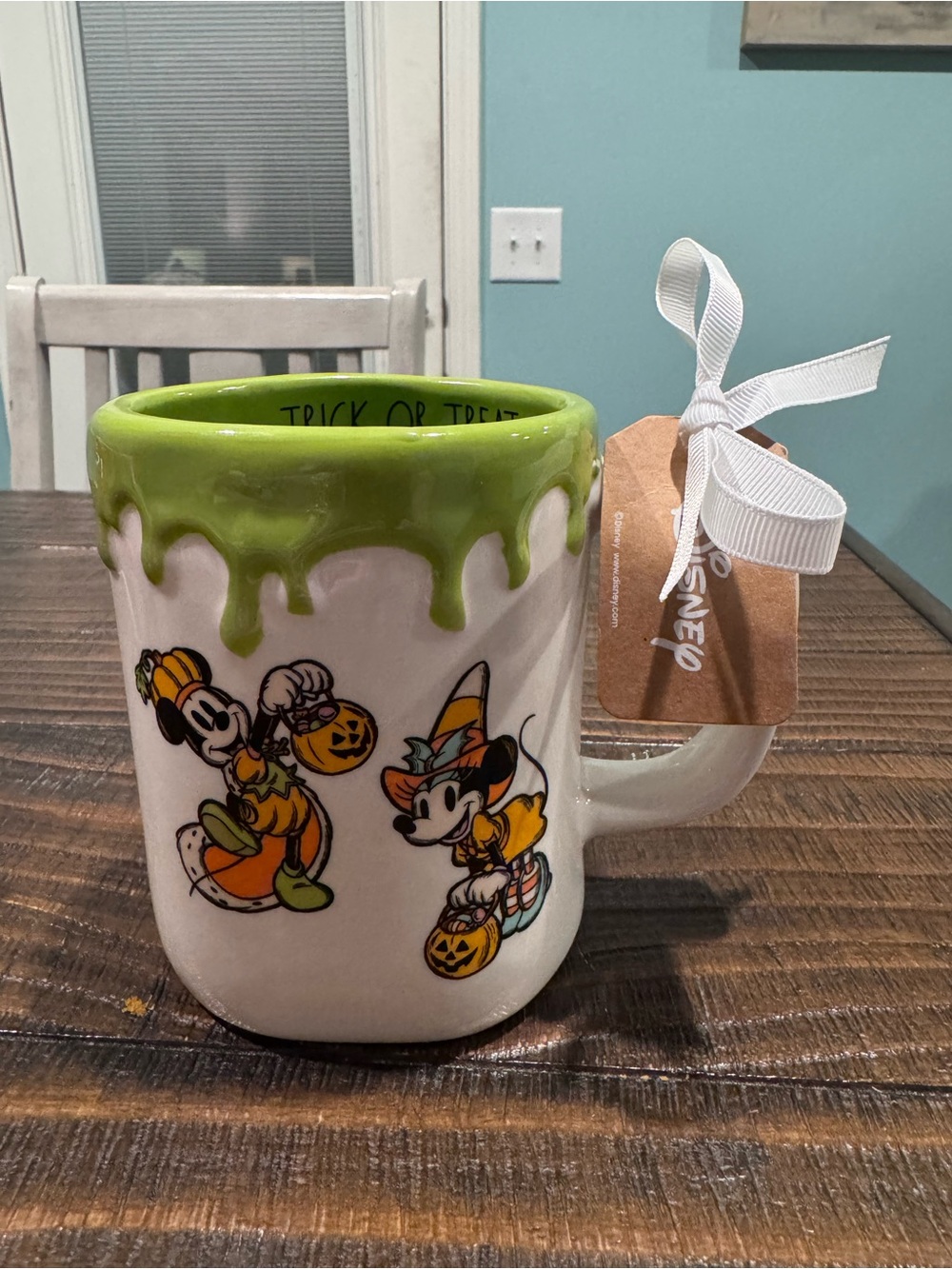 Rae Dunn Disney Halloween Mickey & Minnie Mug NEW
